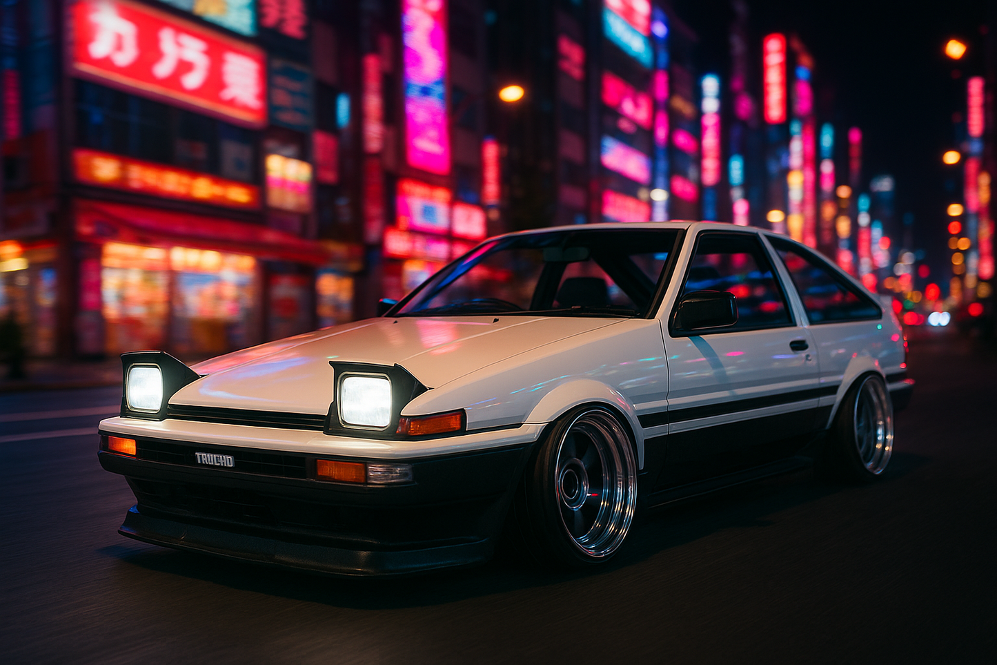 Ae86 Punk Wall Poster Print Free Delivery