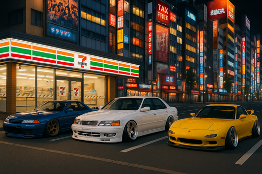 RX7, GTR ,Chaser Ready To Own The Streets  Wall Poster Print Free Delivery