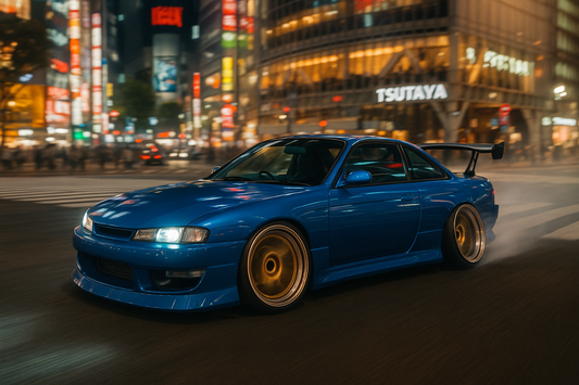 Shibuya Candy Blue S14 Wall Poster Print Free Delivery